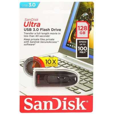 флешка SanDisk 128GB SDCZ48-128G-U46 Черный