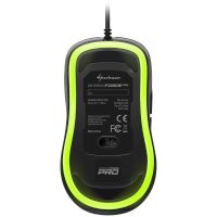 мышь Sharkoon SHARK Force Pro Green Черный-зеленый