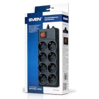 сетевой фильтр Sven Optima Pro 1.8m Black черный