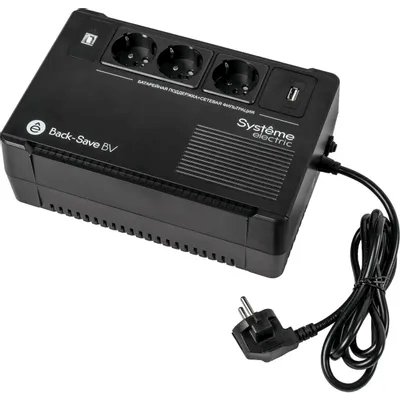 ИБП Systeme Electric Back-Save BVSE600RS Черный