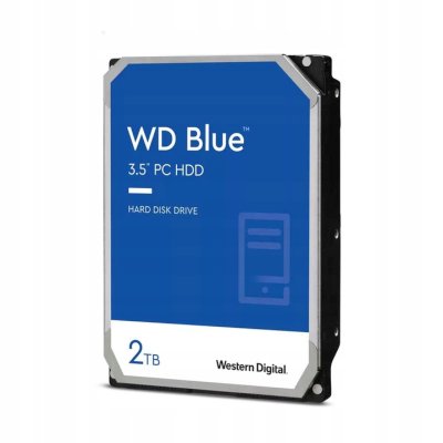 жесткий диск WD Blue 2Tb WD20EARZ Серебристый