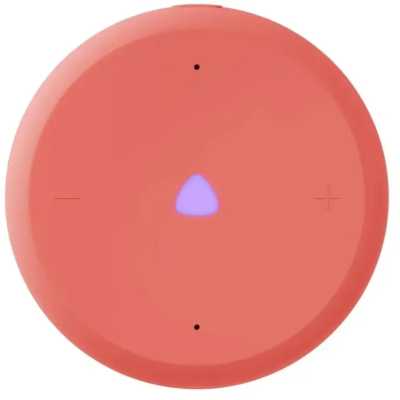 умная колонка Яндекс Станция Лайт 2 коралловая без часов YNDX-00028ORG