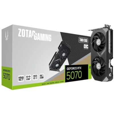 видеокарта Zotac nVidia GeForce RTX 5070 Twin Edge OC 12Gb ZT-B50700H-10P